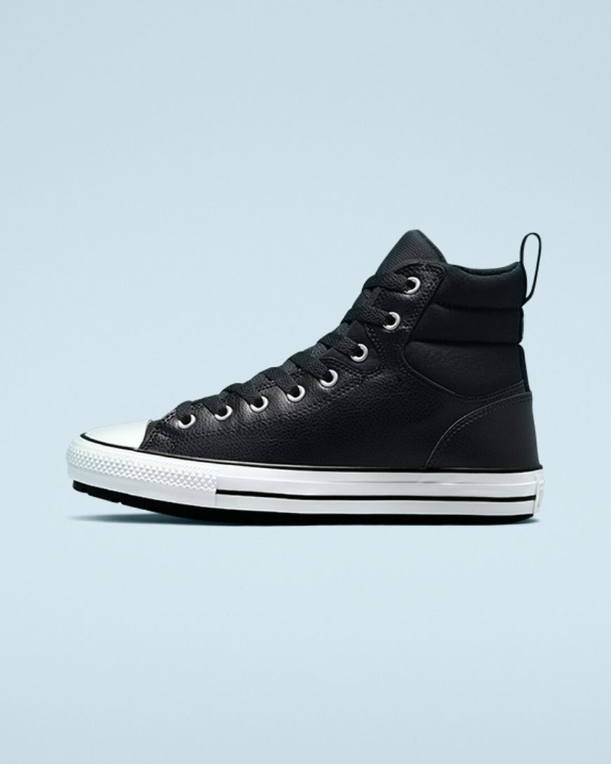 Botas de Invierno Converse Chuck Taylor All Star Berkshire Altas Hombre Negras Blancas Negras | PE 504PL7